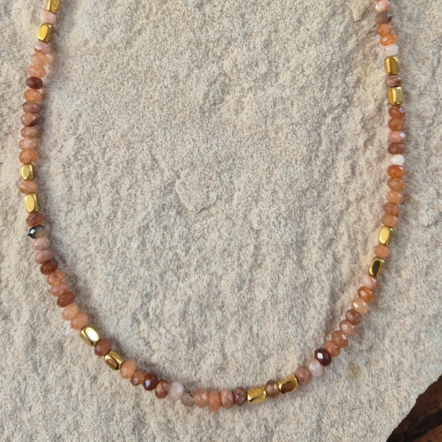 Collar Jade y Hematite Bright