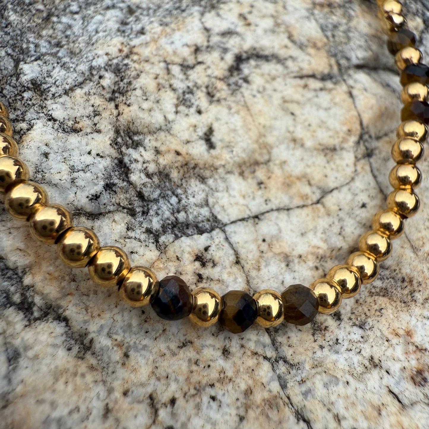 Pulsera Godlfilled Ojo de Tigre