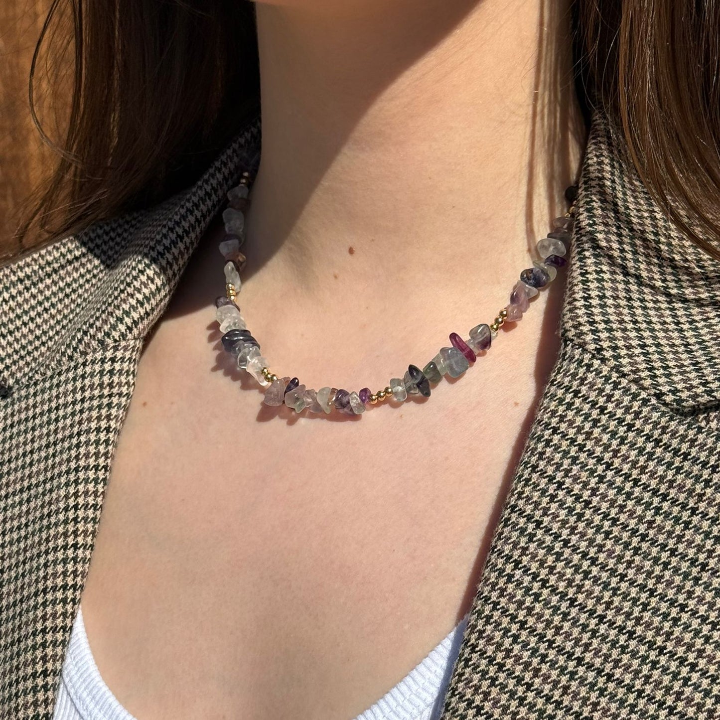 Collar Fluorita