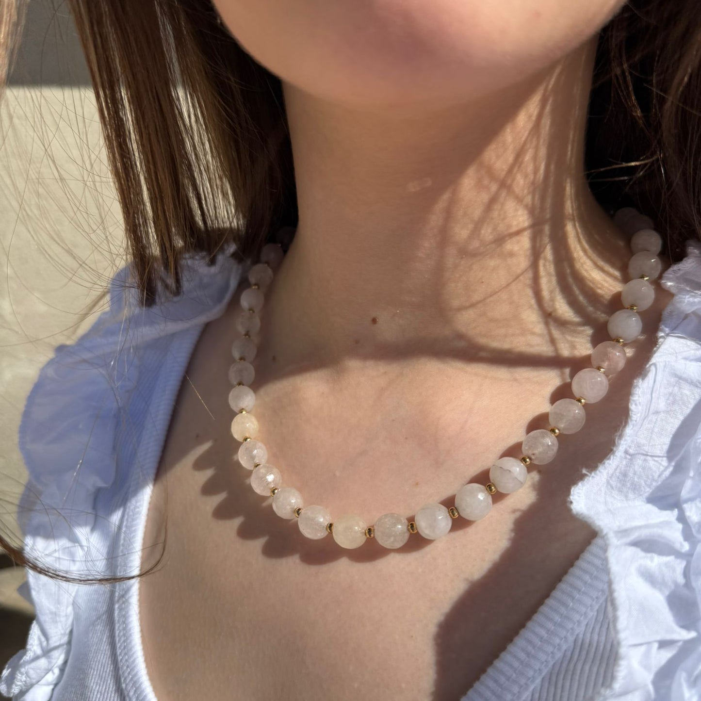 Collar Cuarzo Rosa