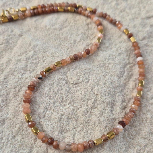 Collar Jade y Hematite Bright