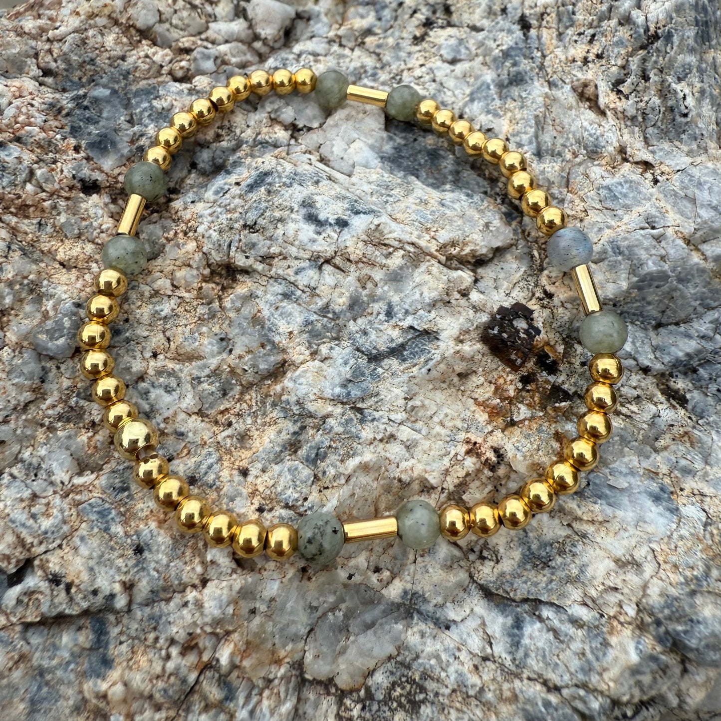 Pulsera Goldfilled Labradorita