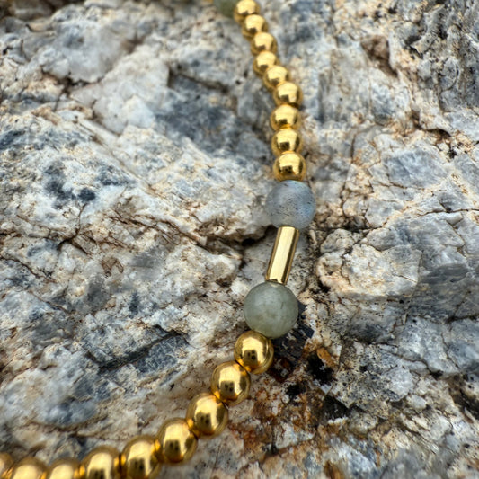 Pulsera Goldfilled Labradorita