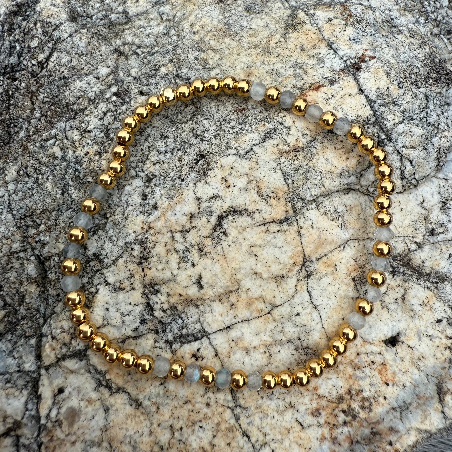 Pulsera Goldfilled Piedra de la Luna