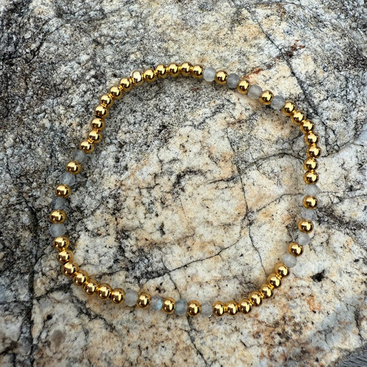Pulsera Goldfilled Piedra de la Luna