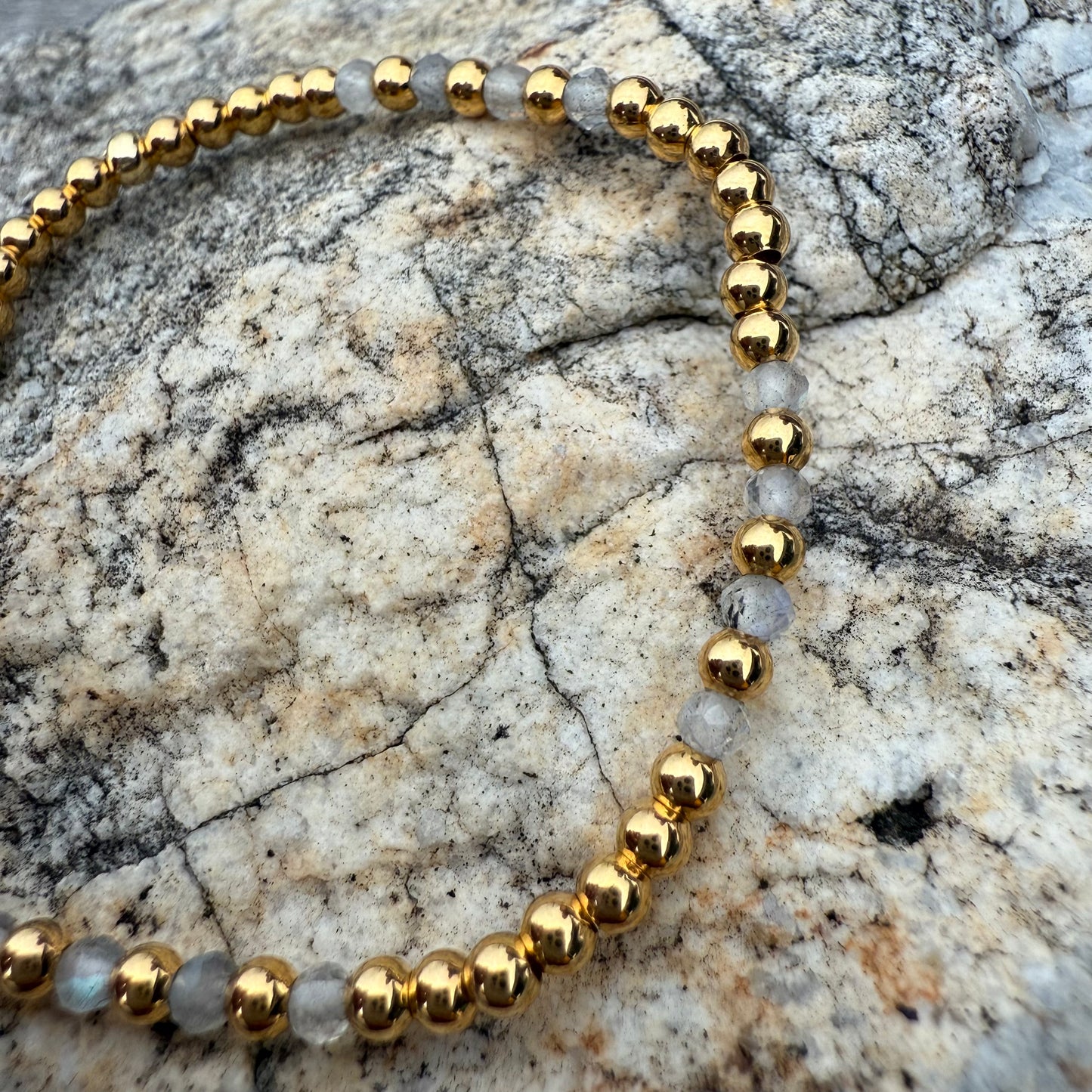 Pulsera Goldfilled Piedra de la Luna