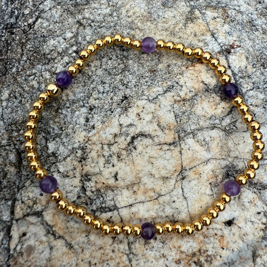 Pulsera Goldfilled Amatista