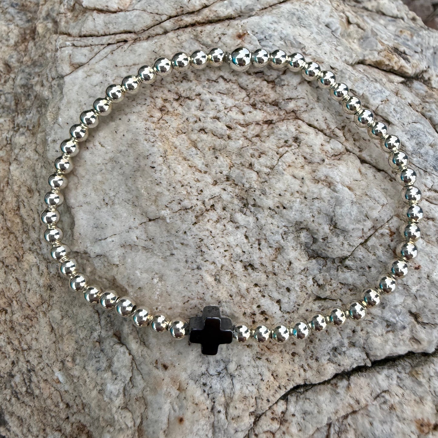 Pulsera Plata Laminado 925 Hematite