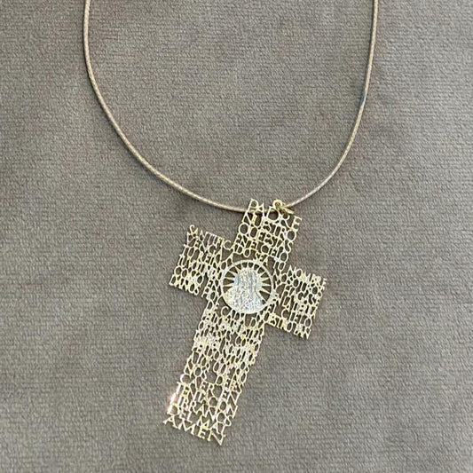 Collar Cruz Padre Nuestro